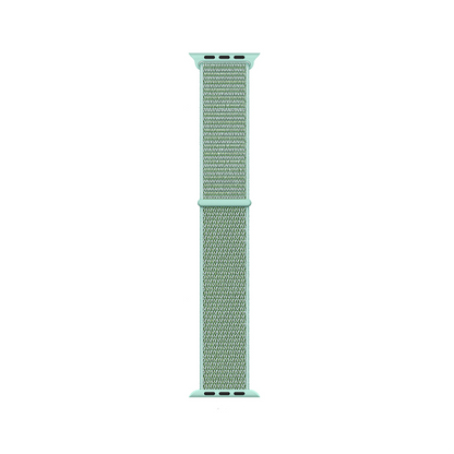 Apple Watch 38mm Kordon Band-03 Serisi Hasır Strap Kayış Marin Yeşil