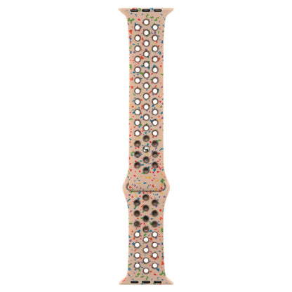 Apple Watch 38mm Kordon Yeni Seri 2023 KRD-02 Silikon Strap Kayış Siyah