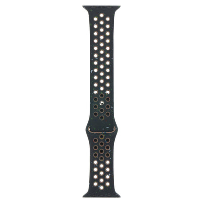 Apple Watch 38mm Kordon Yeni Seri 2023 KRD-02 Silikon Strap Kayış Siyah