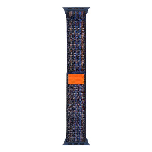 Apple Watch 38mm KRD-91 Hasır Kordon Strap Kayış Mavi