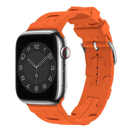 Apple Watch 38mm KRD-92 Silikon Kordon Turuncu