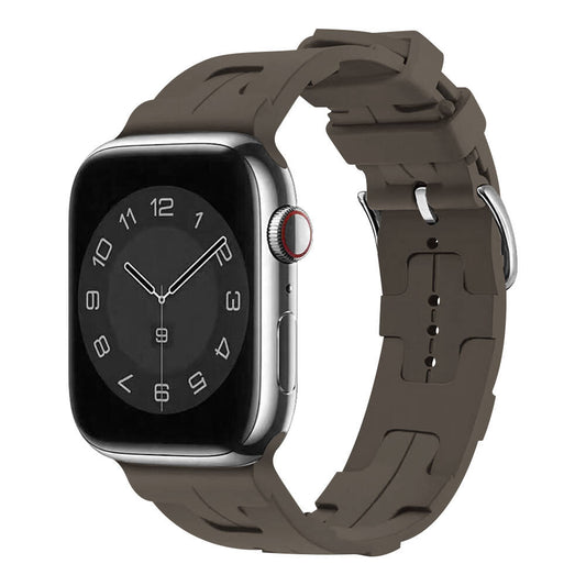 Apple Watch 38mm KRD-92 Silikon Kordon Haki