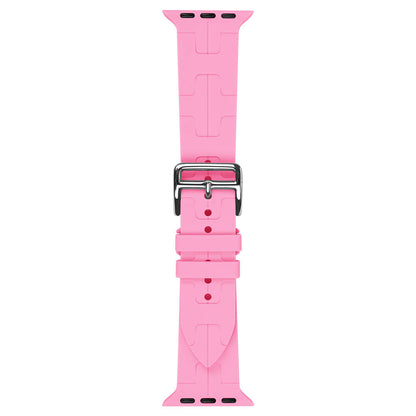 Apple Watch 38mm KRD-92 Silikon Kordon Pembe Açık