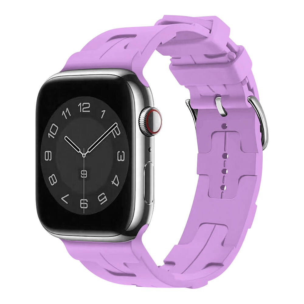 Apple Watch 38mm KRD-92 Silikon Kordon Lila