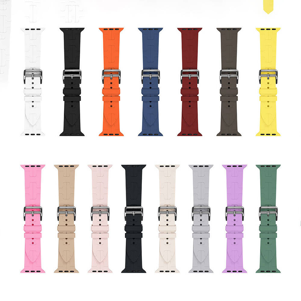 Apple Watch 38mm KRD-92 Silikon Kordon Petrol Yeşil