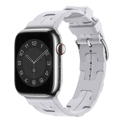Apple Watch 38mm KRD-92 Silikon Kordon Mavi Açık
