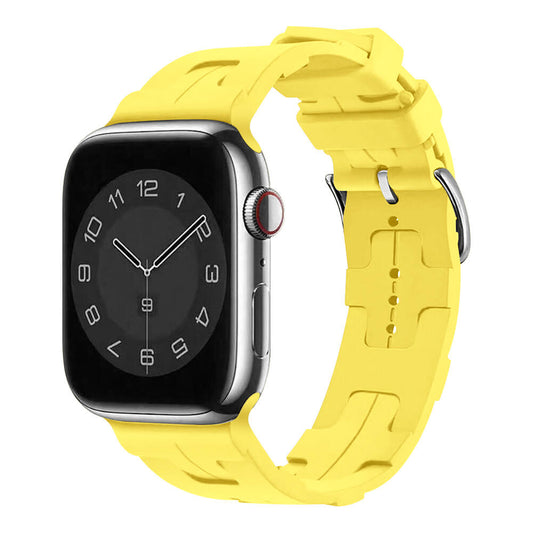 Apple Watch 38mm KRD-92 Silikon Kordon Sarı