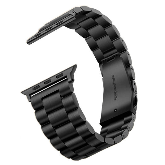 Apple Watch 38mm Zore Band-04 Metal Kordon Siyah