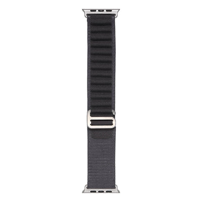 Apple Watch 38mm Zore Band-74 Hasır Kordon Koyu Gri