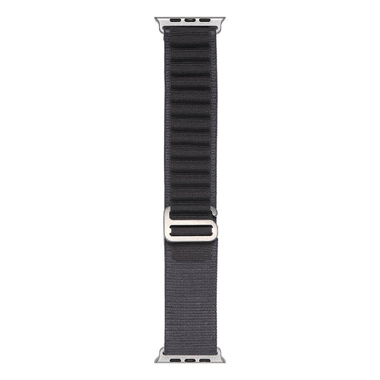 Apple Watch 38mm Zore Band-74 Hasır Kordon Koyu Gri