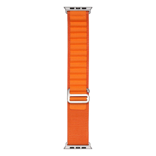 Apple Watch 38mm Zore Band-74 Hasır Kordon Turuncu