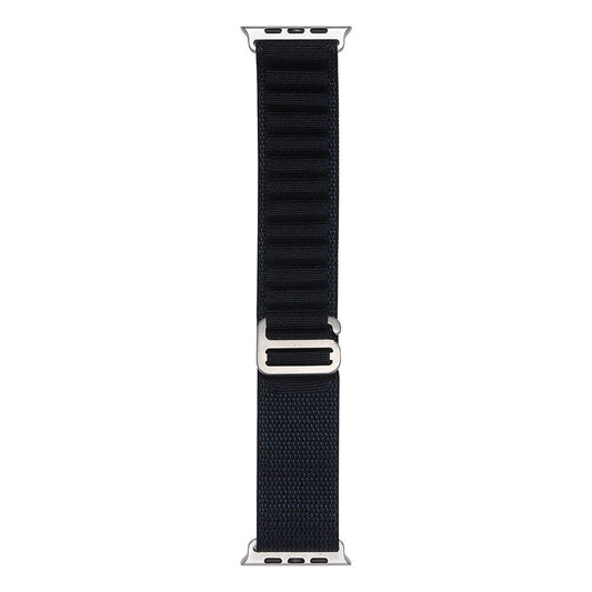 Apple Watch 38mm Zore Band-74 Hasır Kordon Midnight Blue