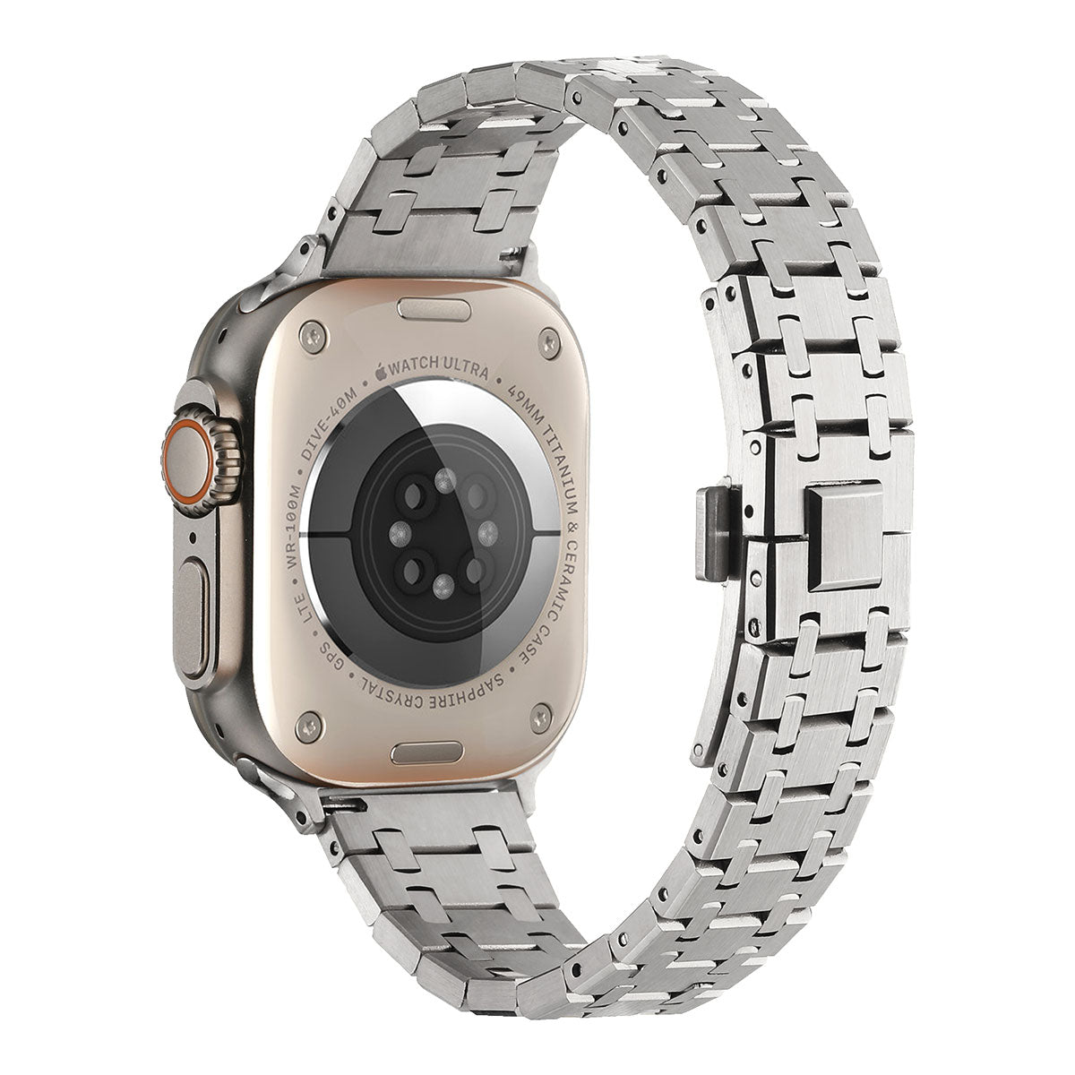Apple Watch 38mm Zore KRD-83 Metal Kordon Gümüş