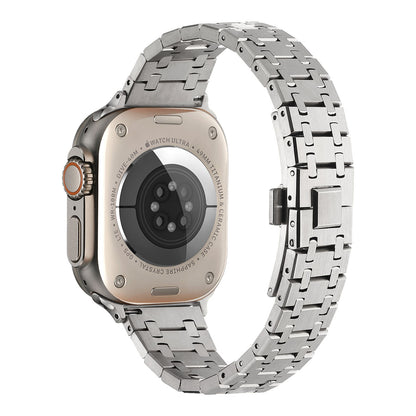 Apple Watch 38mm Zore KRD-83 Metal Kordon Gümüş