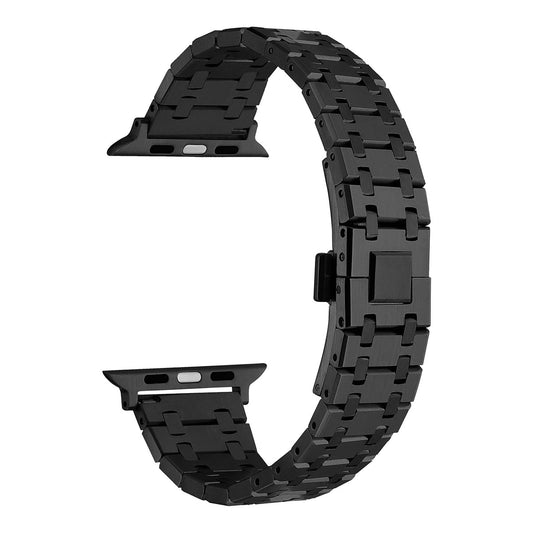 Apple Watch 38mm Zore KRD-83 Metal Kordon Siyah