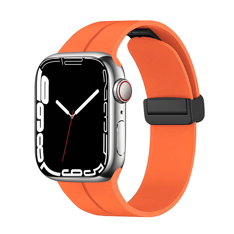 Apple Watch 38mm Zore KRD-84 Silikon Kordon Turuncu