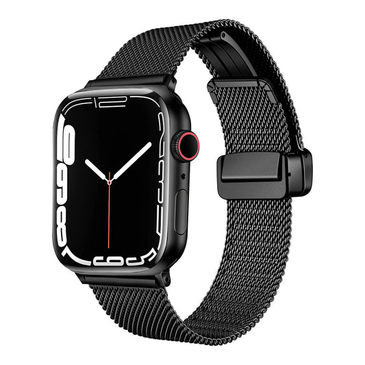Apple Watch 38mm Zore KRD-85 Metal Kordon Siyah
