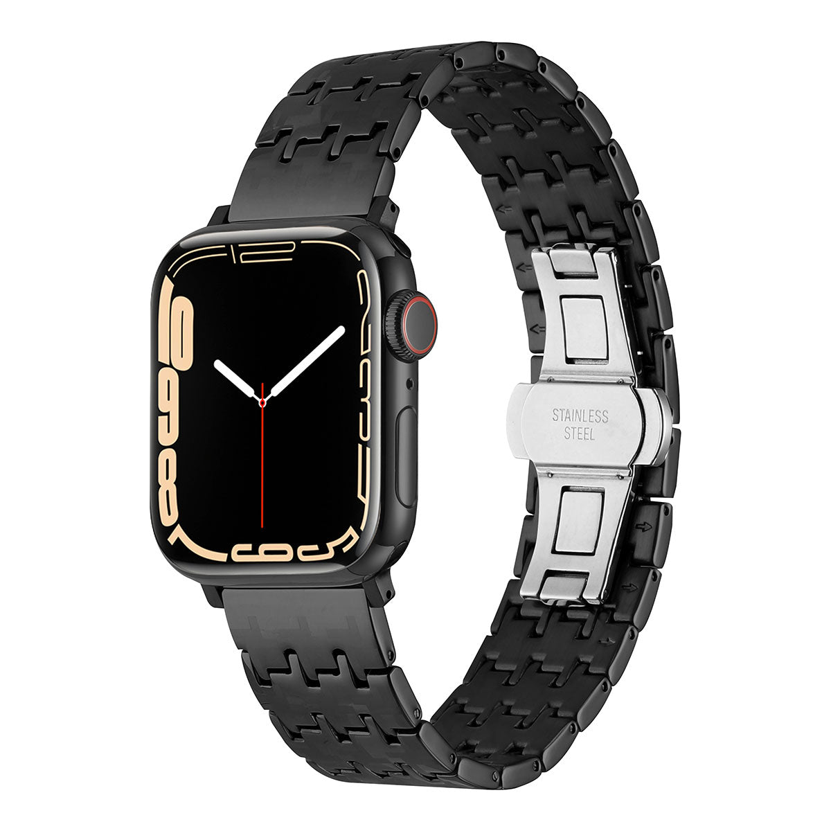 Apple Watch 38mm Zore KRD-86 Metal Kordon Siyah