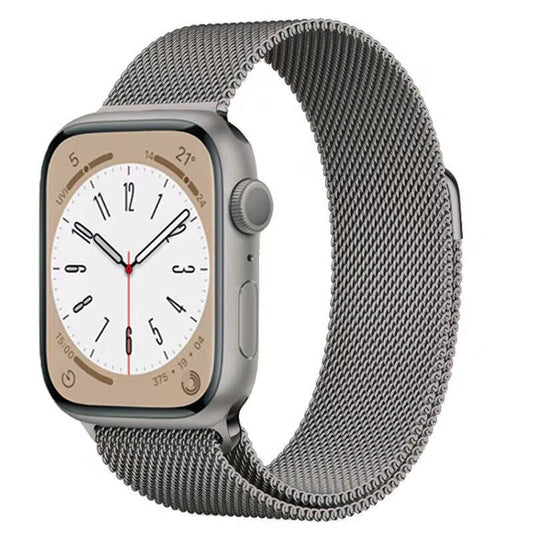 Apple Watch 38mm Zore KRD-98 Metal Kordon Gri