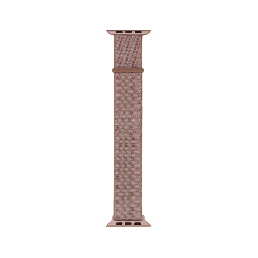 Apple Watch 40mm Kordon Band-03 Serisi Hasır Strap Kayış Rose Pembe