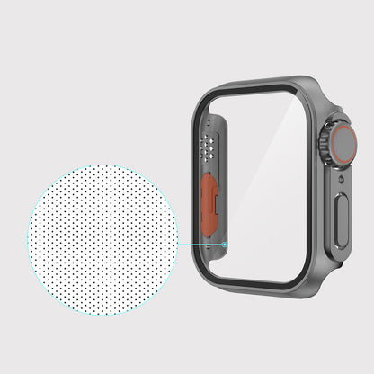 Apple Watch 40mm - Watch Ultra 49mm Kasa Dönüştürücü ve Ekran Koruyucu Zore Watch Gard 26 Gri
