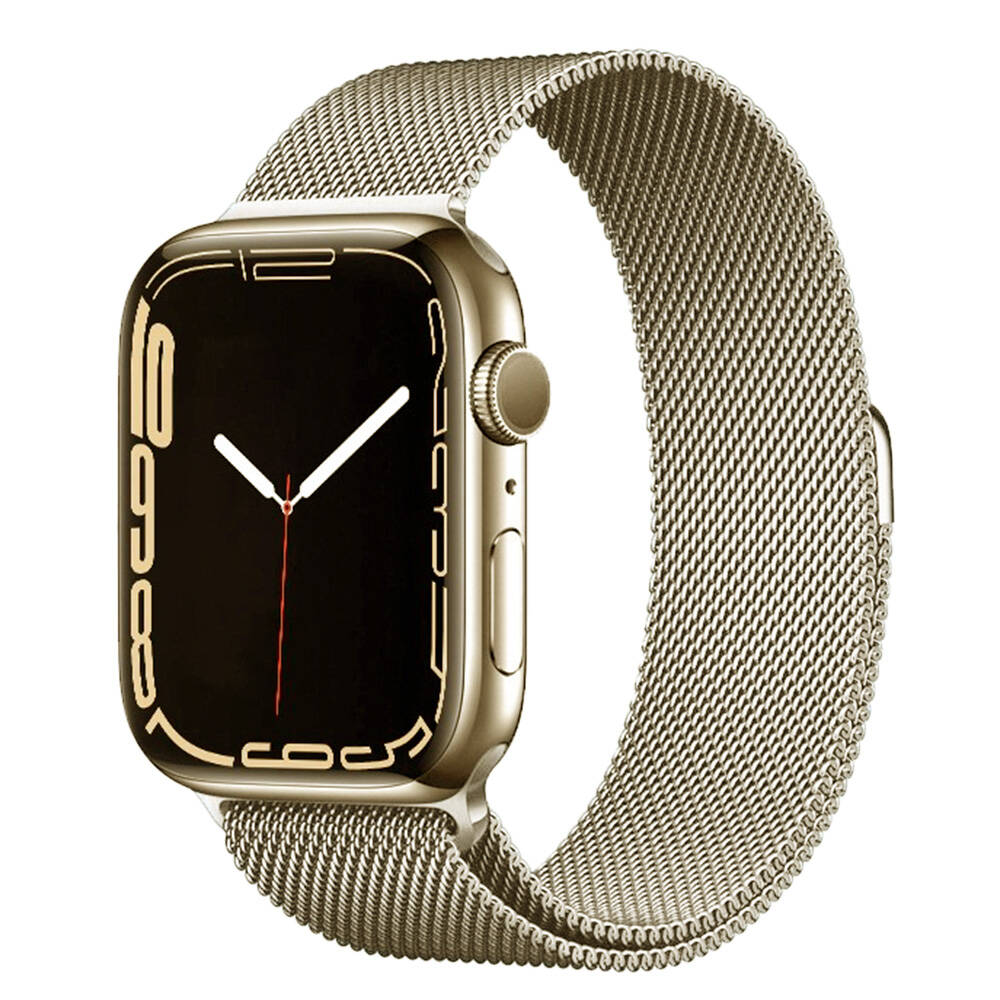 Apple Watch 40mm Zore Band-01 Metal Kordon Gold