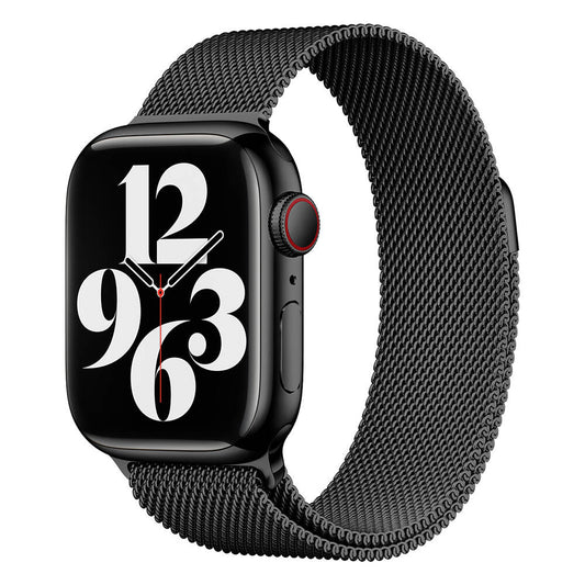 Apple Watch 40mm Zore Band-01 Metal Kordon Siyah