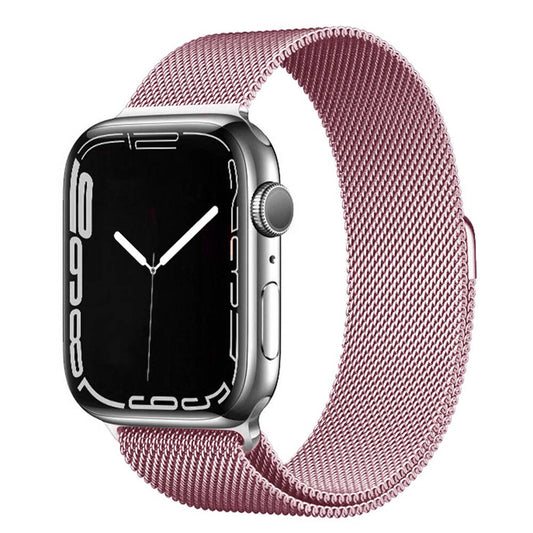 Apple Watch 40mm Zore Band-01 Metal Kordon Pembe