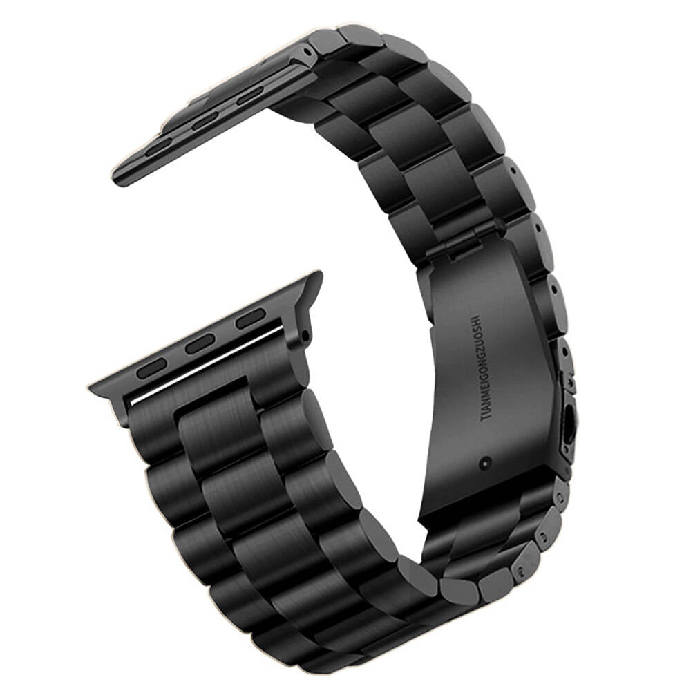 Apple Watch 40mm Zore Band-04 Metal Kordon Siyah