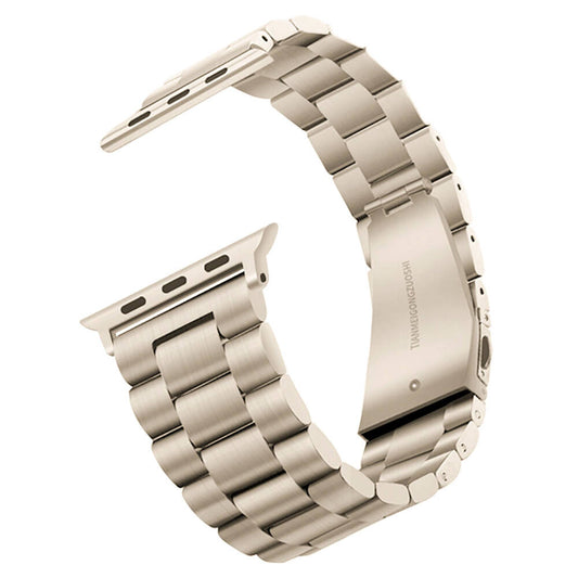 Apple Watch 40mm Zore Band-04 Metal Kordon Starlight