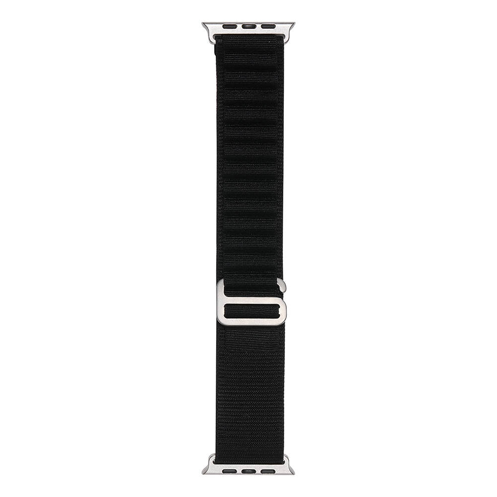 Apple Watch 40mm Zore Band-74 Hasır Kordon Siyah