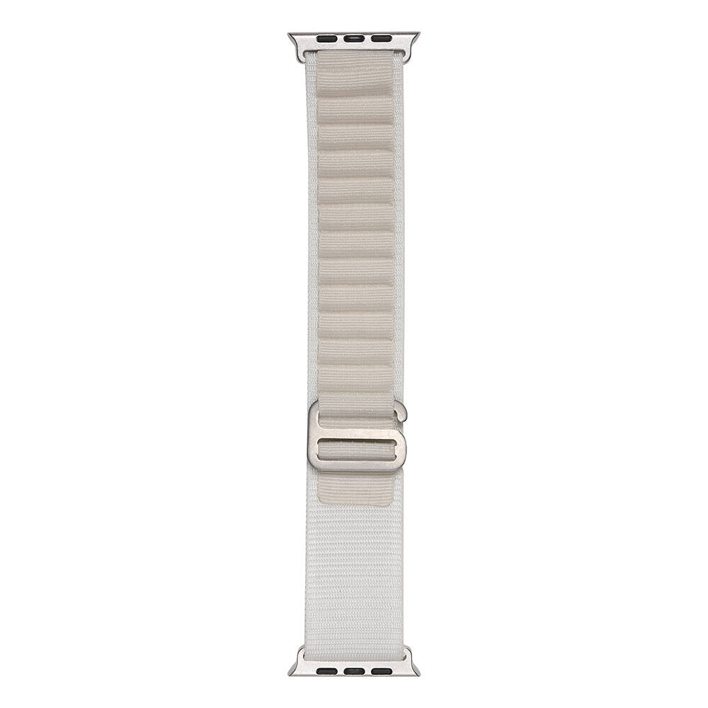 Apple Watch 40mm Zore Band-74 Hasır Kordon Starlight