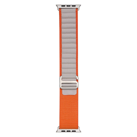 Apple Watch 40mm Zore Band-74 Hasır Kordon Turuncu-Starlight