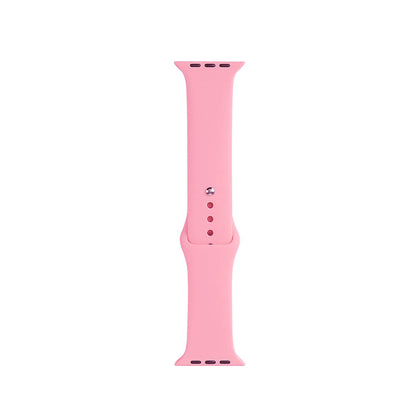 Apple Watch 42mm Band Serisi Klasik Kordon Silikon Strap Kayış Pembe