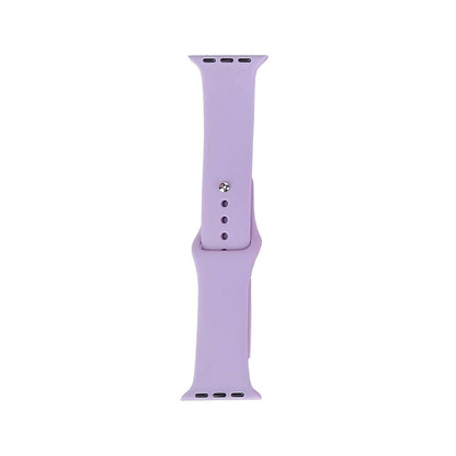 Apple Watch 42mm Band Serisi Klasik Kordon Silikon Strap Kayış Mor
