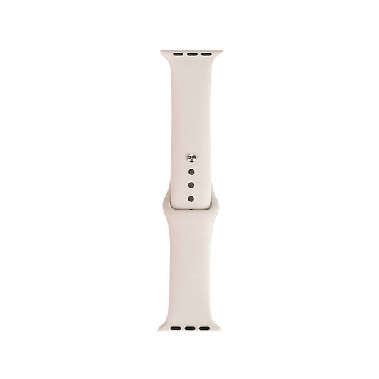 Apple Watch 42mm Band Serisi Klasik Kordon Silikon Strap Kayış Starlight