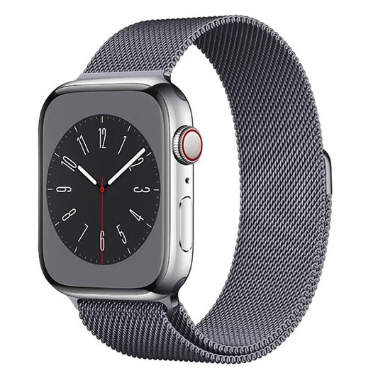 Apple Watch 42mm Zore Band-01 Metal Kordon Gri