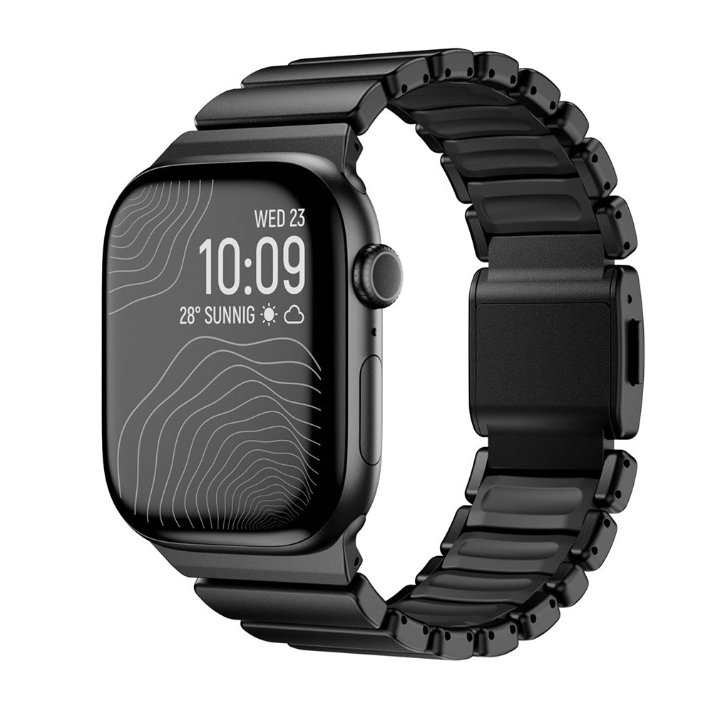 Apple Watch 42mm Zore KRD-151 Metal Silikon Kordon