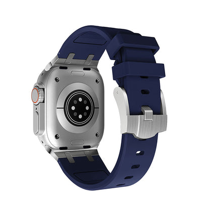 Apple Watch 42mm Zore KRD-89 Silikon Kordon Siyah