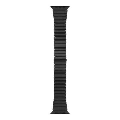 Apple Watch 44mm Kordon KRD-79 Metal Strap Kayış Gri