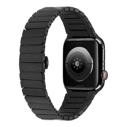 Apple Watch 44mm Kordon KRD-79 Metal Strap Kayış Gri