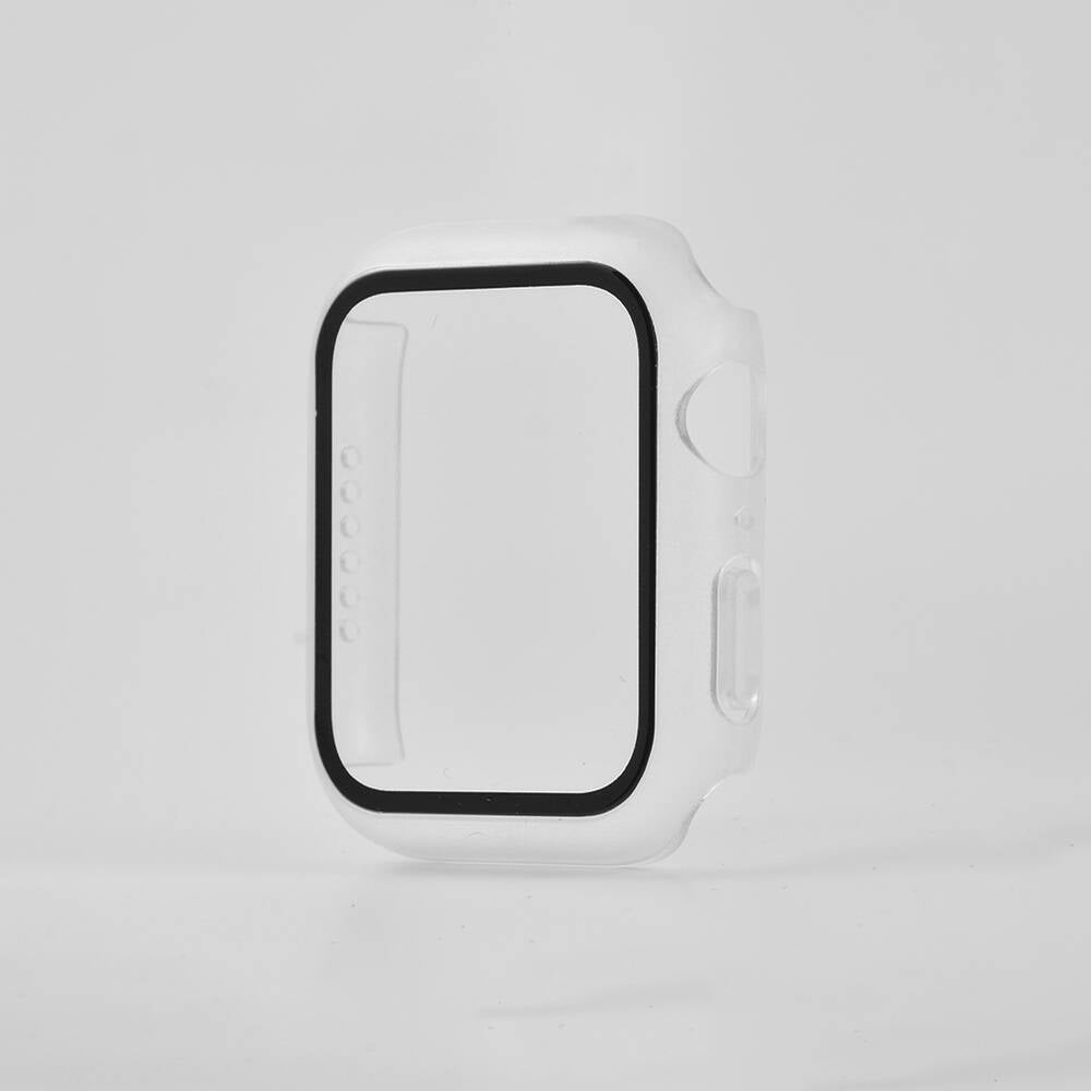 Apple Watch 44mm Zore 01 Kasa ve Ekran Koruyucu Siyah