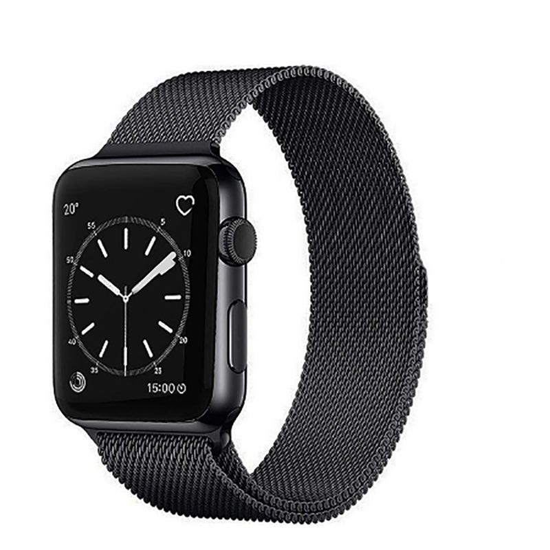 Apple Watch 44mm Zore KRD-01 Metal Kordon Açık Pembe