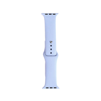 Apple Watch 7 41mm Band Serisi Klasik Kordon Silikon Strap Kayış Custom Sky Blue