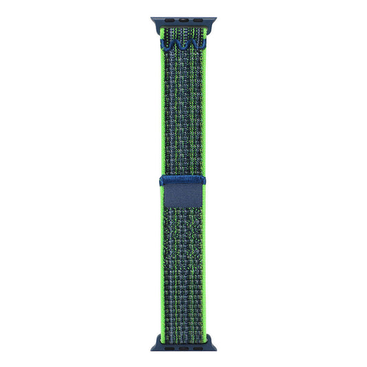 Apple Watch 7 41mm KRD-91 Hasır Kordon Strap Kayış Yeşil