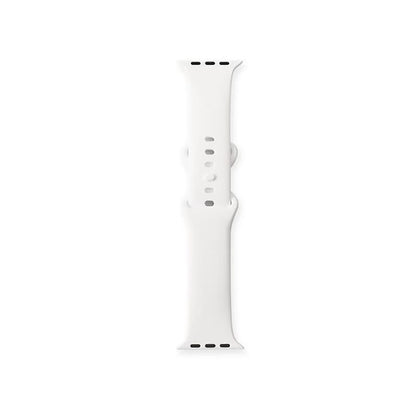 Apple Watch 7 41mm Zore KRD-131 Silikon Kordon Strap Kayış Beyaz