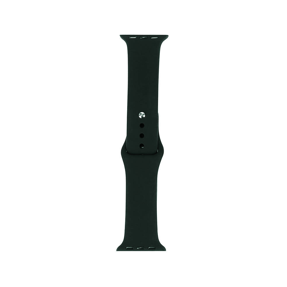 Apple Watch 7 45mm Band Serisi Klasik Kordon Silikon Strap Kayış New Olive Green