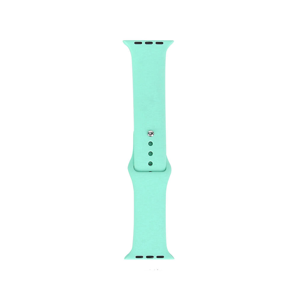 Apple Watch 7 45mm Band Serisi Klasik Kordon Silikon Strap Kayış Cloud Gray
