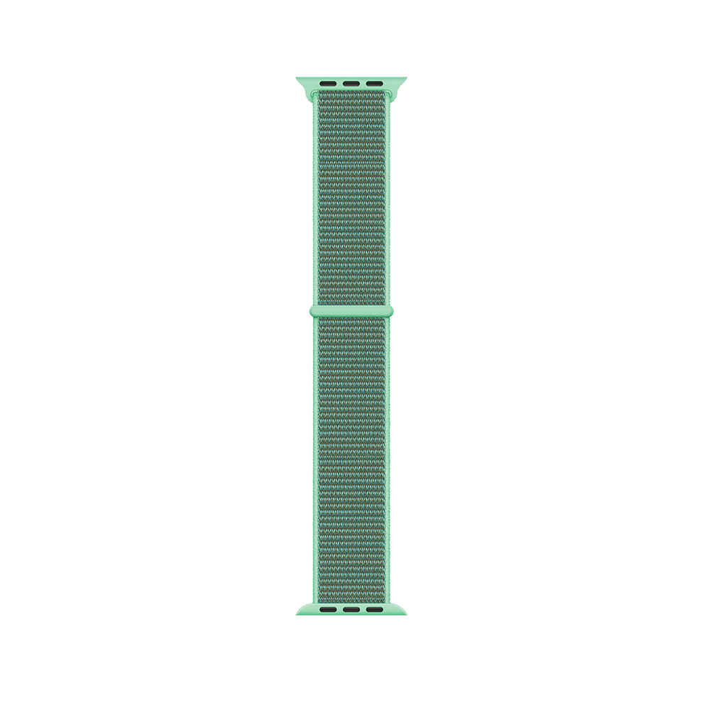 Apple Watch 7 45mm Kordon Band-03 Serisi Hasır Strap Kayış Spearmint