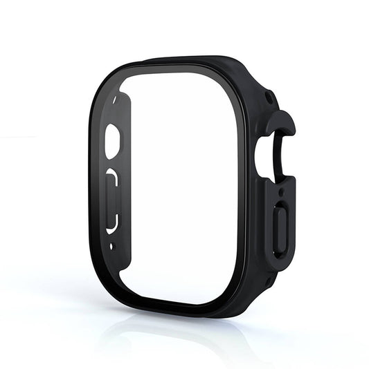 Apple Watch Ultra 49mm Zore 01 Kasa ve Ekran Koruyucu Siyah